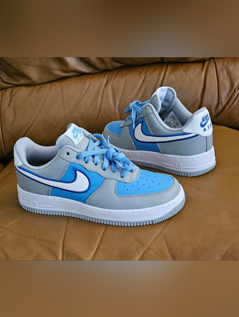 Women's Nike Air Force 1 Low Multicolor Leather Sneakers SIZE 8.5 WOMEN or 7Y.